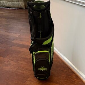 Tequila Patron Stylish Black and Green Golf Bag